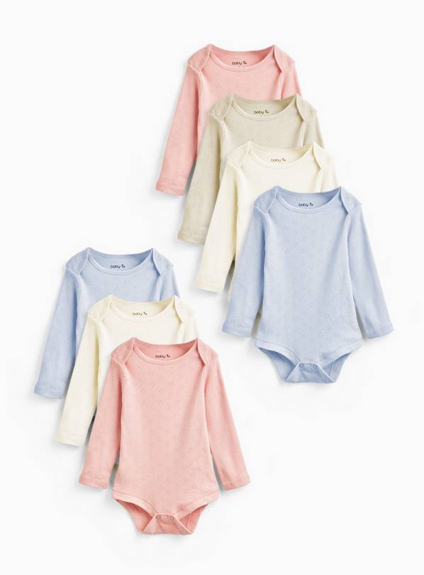 Floral Bodysuits 7 Pack Newborn